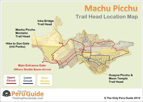 machu picchu hike map
